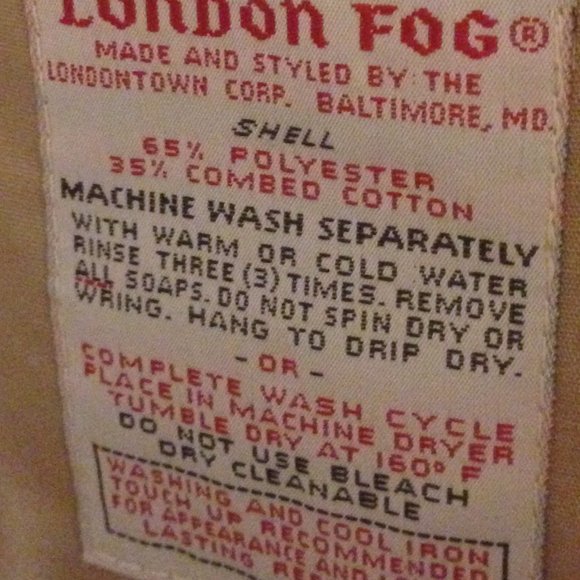 Vintage London Fog Jacket - Picture 4 of 6